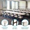 Miniatyrbillede 3 af 6: BRUGT Sammenklappeligt bord Lifetime Hvid Plastik (Refurbished B)