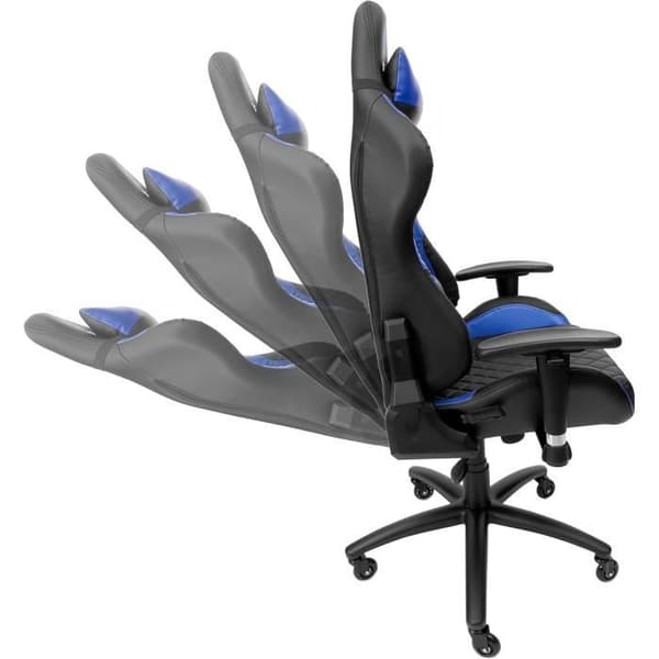 Gamingstol - CoolBox - DeepCommand II - Ergonomisk - Nejsbar 90-180° - Upp till 145 kg