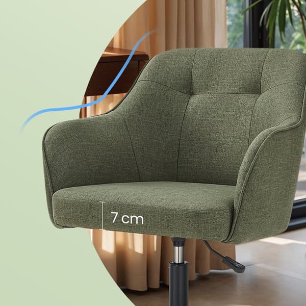 Kotitoimiston tuoli, 64x64x(83-93) cm, Vaaleanpunainen