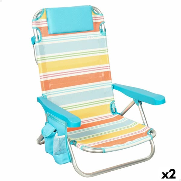 Strandstol Aktive 48 x 75 x 48 cm (2 antal)