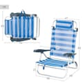 Miniatyrbilde 5 av 7: Strandstol Aktive 47 x 82 x 49 cm (2 enheter)