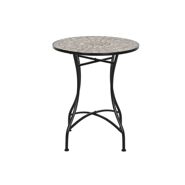 Sidobord Home ESPRIT Svart Multicolour 60 x 60 x 72 cm