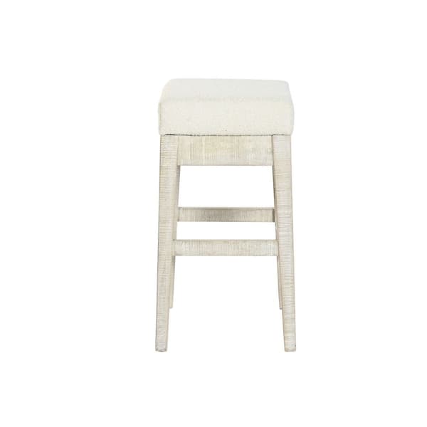 Pöytäsetti tuolilla Home ESPRIT Valkoinen Luonnollinen 112 x 40 x 96 cm