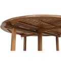 Miniatyrbillede 4 af 7: Spisebord Home ESPRIT Brun Natur Akacie 110 x 110 x 74 cm