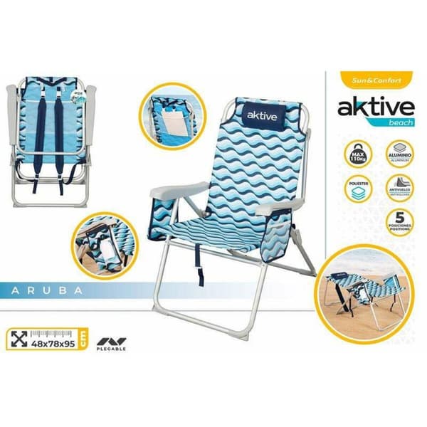 Strandstol Colorbaby 64 x 63 x 43 cm