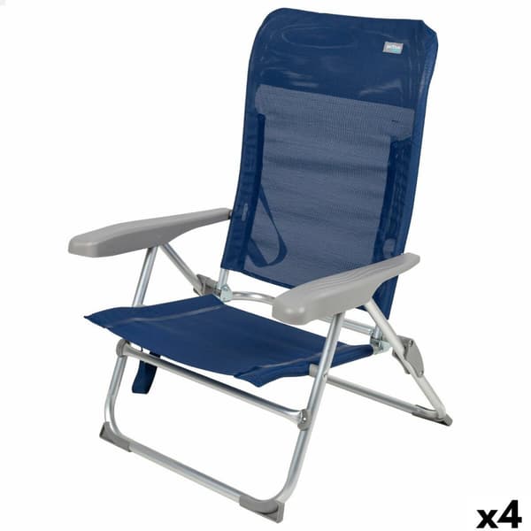 Strandkurv Aktive Marineblå 47 x 89 x 56 cm (4 enheder)