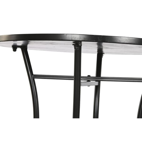 Sofabord Home ESPRIT Sort Multifarvet 60 x 60 x 72 cm