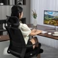 Miniatyrbild 9 av 10: Rootz justerbar kontorsstol - Desk stol - Swivel stol - nackstöd - svart - 60 cm x 64 cm x 102-112 cm