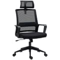 Miniatyrbild 10 av 10: Rootz justerbar kontorsstol - Desk stol - Swivel stol - nackstöd - svart - 60 cm x 64 cm x 102-112 cm