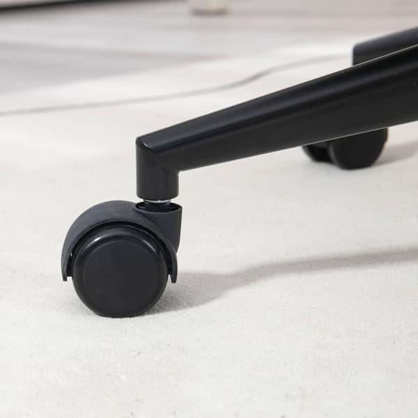 Rootz ergonomisk kontorstol - drejelig stol - justerbar stol - polstret komfort - 63x66x86-96 cm - grå linneddæksel