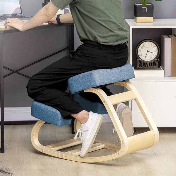 Rootz ergonominen polvituoli - keinutuoli - asentotuoli - vähentää selkäkipuja - 51 cm W x 69cm t x 58cm H