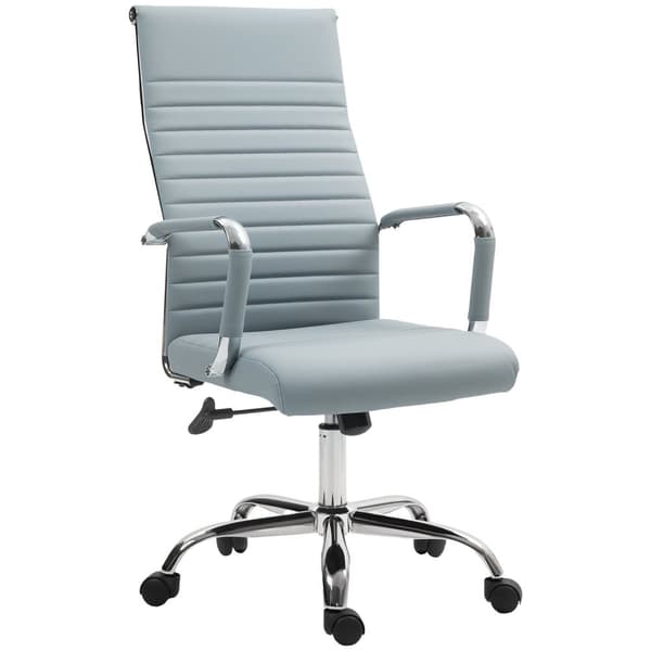 Rootz Ergonomic Office -tuoli - kääntyvä tuoli - Säädettävä tuoli - Synteettinen nahka - Mukavuus ja tyyli - 54x62x104-114cm