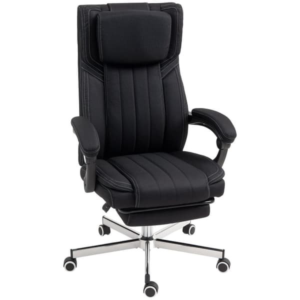 Rootz Ergonomic Office -tuoli - pyörivä istuin - Säädettävä korkeus - Pellavakangas - 65x61x105-113cm - tukee intensiivisiä istuimia