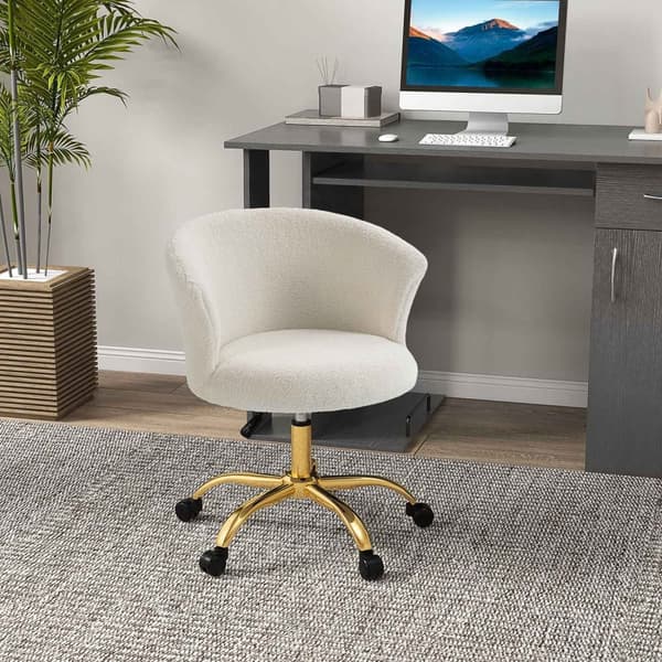 Rootz Ergonomic Office Chair - Swivel Chair - Höjdjusterbar stol - Bekvämt stöd - 58 cm x 56 cm x 68-76 cm