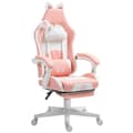 Miniatyrbild 1 av 10: Rootz Gaming fåtölj med kattöron - Gamer Chair - Reclining Chair - Ultimate Comfort - 65 cm x 62 cm x 116-124 cm
