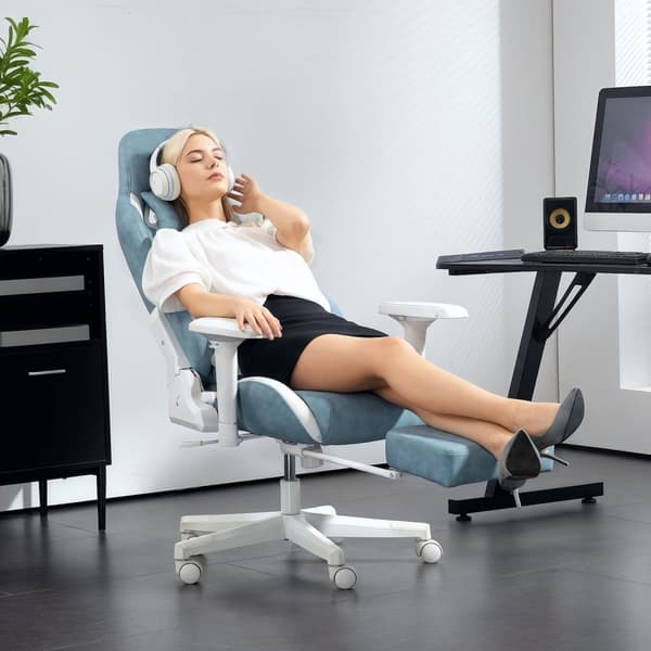 Rootz Gaming Armchair - Ergonomisk stol - PC -stol - Justerbar komfort - 74 cm x 73 cm x 120-129 cm