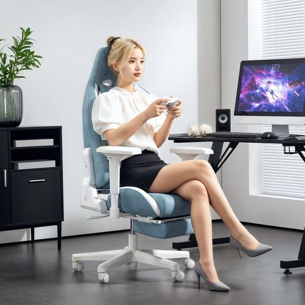 Rootz Gaming Armchair - Ergonomisk stol - PC -stol - Justerbar komfort - 74 cm x 73 cm x 120-129 cm