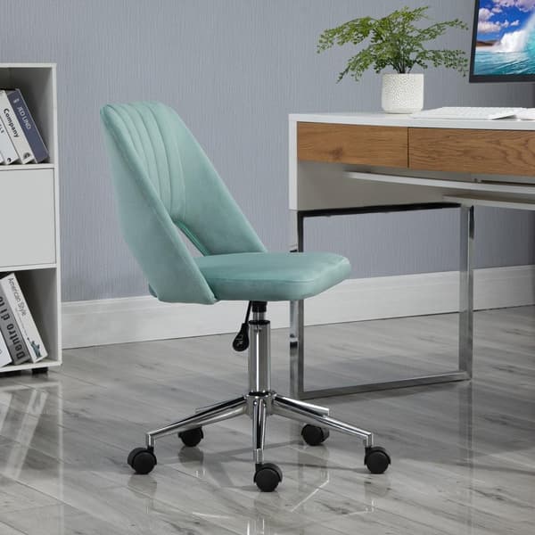 Rootzin korkeuden säädettävä työpöytätuoli - toimistotuoli - ergonominen tuoli - 360 ° pyörivä - vaahdon mukavuus - 49 x 60 x 79-91 cm