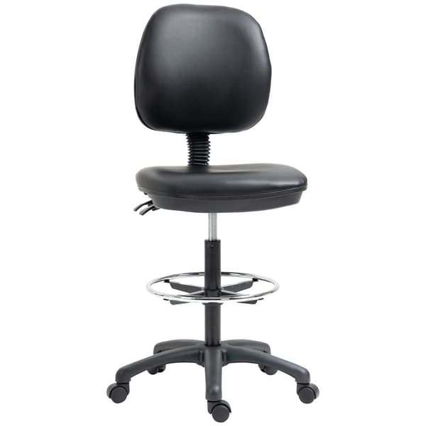 Rootzin korkeuden säädettävä rullajakkara - ergonomiset istuimet - pyörivä tuoli - parantunut mukavuus - 49,5 cm x 46cm x 115,5-137cm