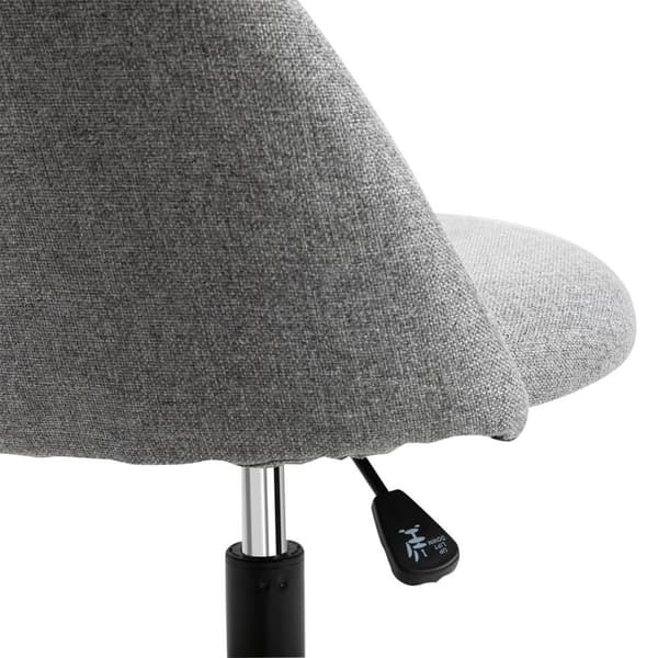 Rootz Højdejusterbar skrivebordsstol - Kontorstol - Rotatabelt skrivebordssæde - Optimal komfort - 48L x 60b x 105-125h cm