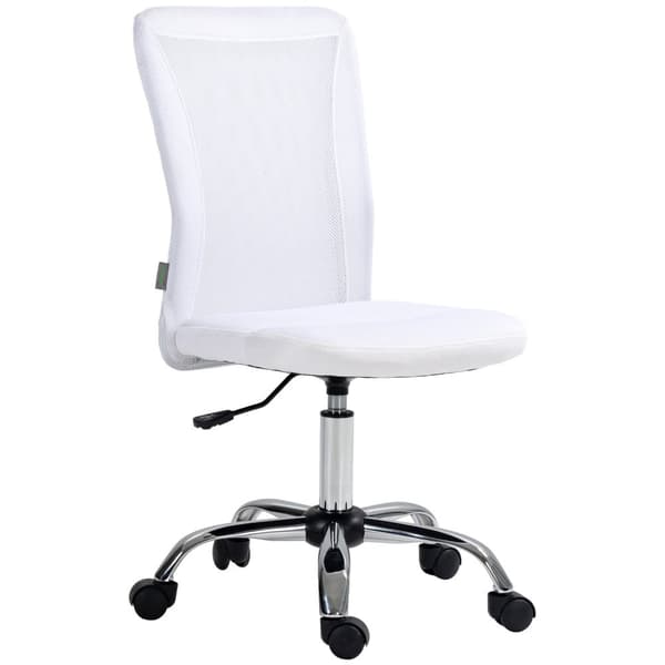 Rootz kontorsstol - Ergonomisk stol - Höjd justerbar stol - Optimal komfort - 43x58x90-100cm - vitt nät