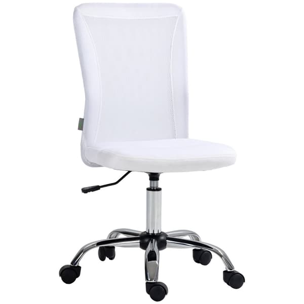 Rootz kontorsstol - Ergonomisk stol - Höjd justerbar stol - Optimal komfort - 43x58x90-100cm - vitt nät