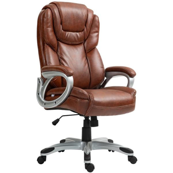 Rootzin toimistotuoli - Swinging -tuoli - keinutuoli - 360 ° kääntyvä - vaahtopehmuste - 66 x 75,5 x 115,5-124,5 cm
