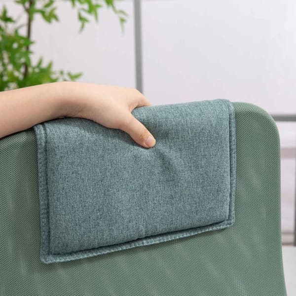 Rootz Pyörivä toimistotuoli - ergonominen lannerangan tuoli - Säädettävä työpöytätuoli - paksu vaahtotuki - 58 x 61 x 115-125 cm