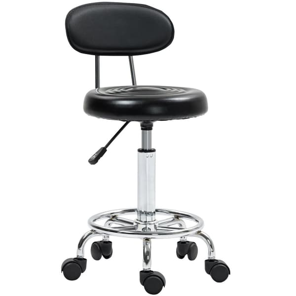 Rootz Roll -pall - Justerbar roterbar pall - Salongstol - Hela dagen komfort - Svart - 32B x 40T x 70-86H cm