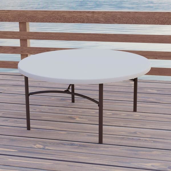 Sidobord Lifetime Kräm 152 x 74 x 152 cm Stål Plast