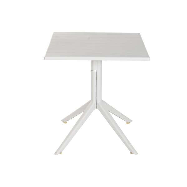 Matsalsbord Home ESPRIT Grå Metall polypropen 70 x 70 x 75 cm
