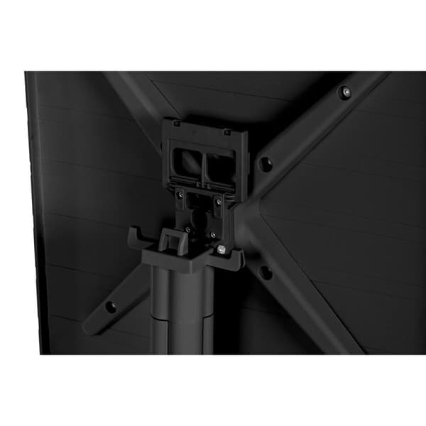 Matsalsbord Home ESPRIT Svart Metall polypropen 70 x 70 x 75 cm