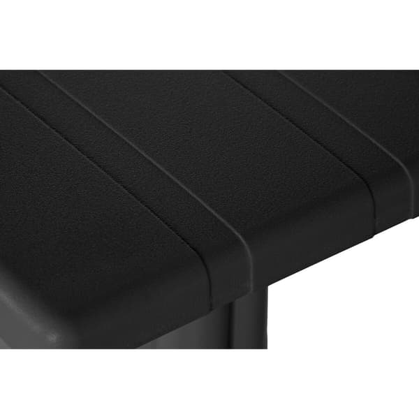 Matsalsbord Home ESPRIT Svart Metall polypropen 70 x 70 x 75 cm