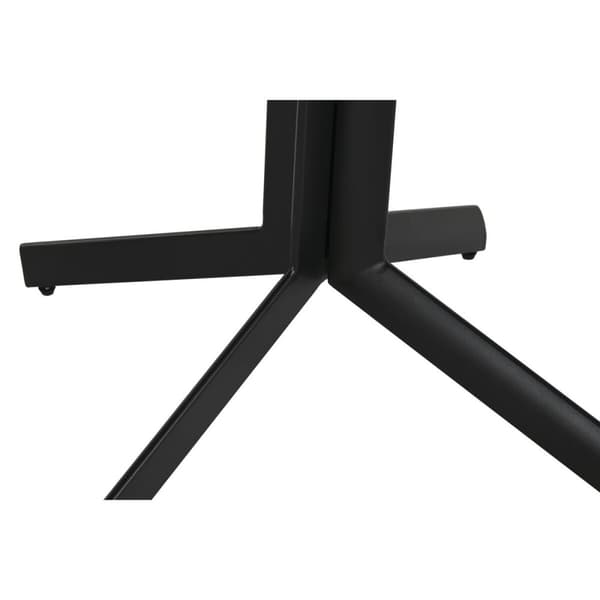 Bordsgrupp med 2 stolar Home ESPRIT Svart Metall polypropen 60 x 60 x 102 cm