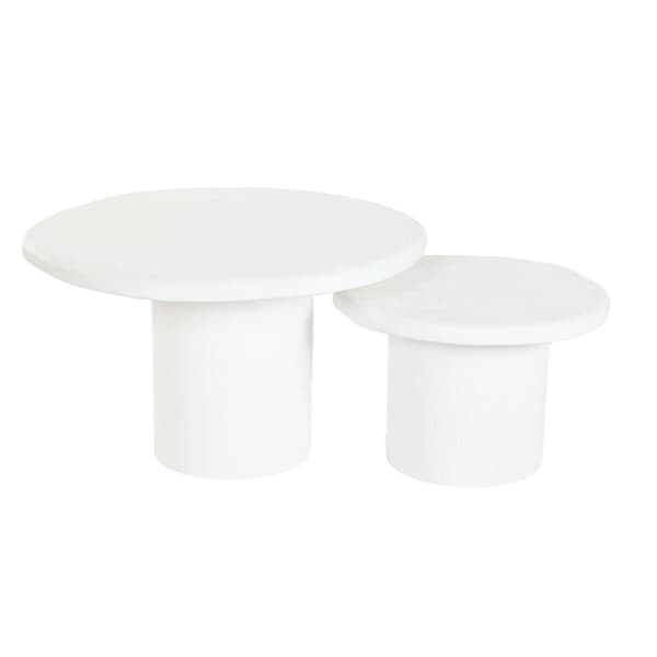 2-bordsset Home ESPRIT 75 x 75 x 35 cm