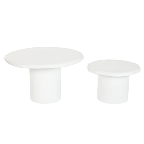 2-bordsset Home ESPRIT 75 x 75 x 35 cm