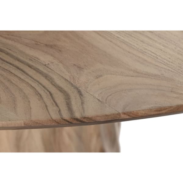 Matsalsbord Home ESPRIT Metall Akaciaträ 130 x 130 x 76 cm