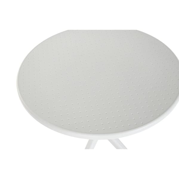 Ruokapöytä Home ESPRIT Harmaa Metalli polypropeeni 80 x 80 x 75 cm