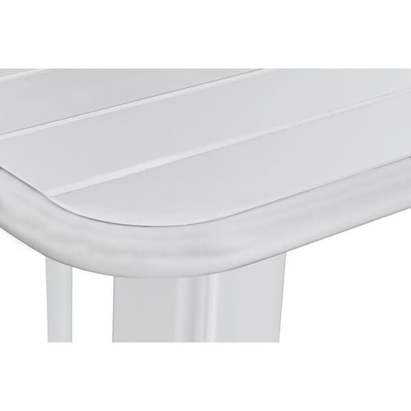 Pöytäsetti 2 tuolilla Home ESPRIT Valkoinen Metalli polypropeeni 60 x 60 x 102 cm