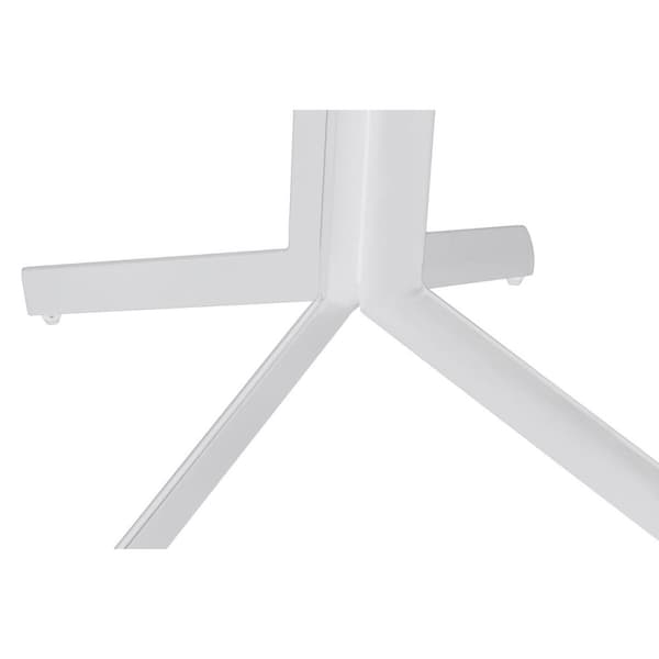 Pöytäsetti 2 tuolilla Home ESPRIT Valkoinen Metalli polypropeeni 60 x 60 x 102 cm
