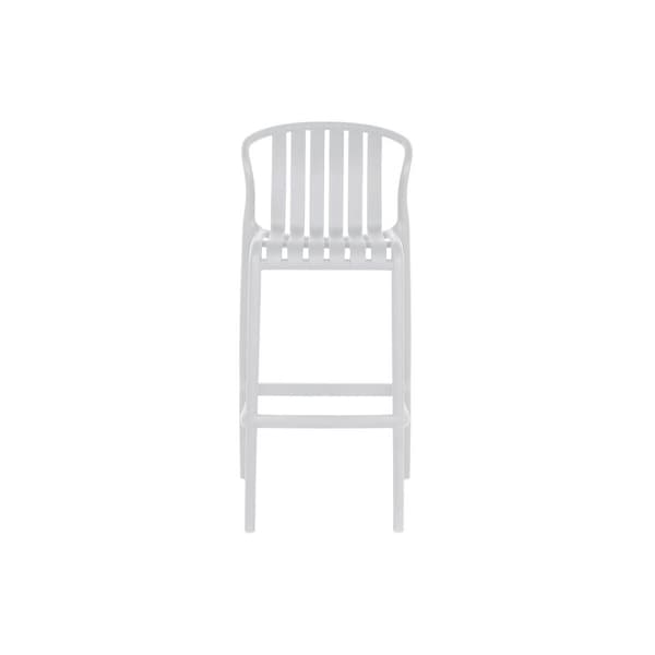 Pöytäsetti 2 tuolilla Home ESPRIT Valkoinen Metalli polypropeeni 60 x 60 x 102 cm