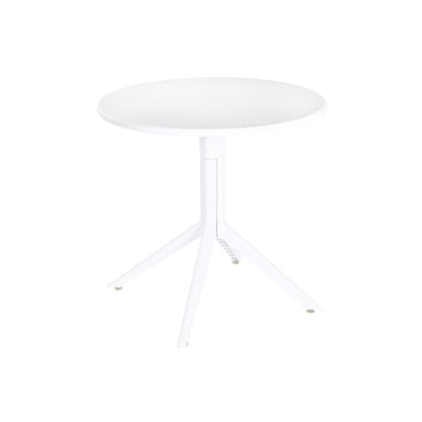 Matsalsbord Home ESPRIT Vit Metall polypropen 80 x 80 x 75 cm
