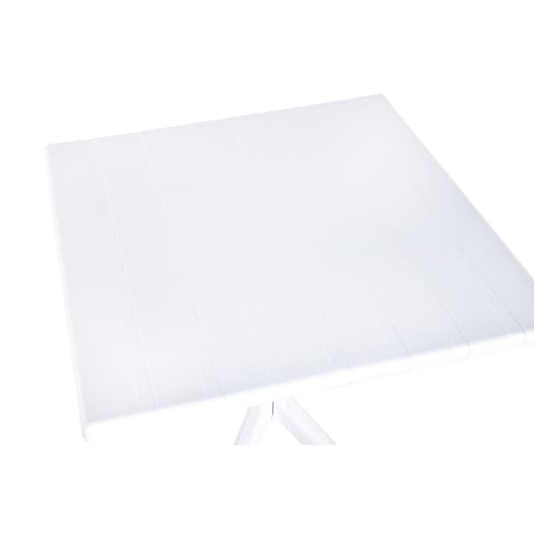 Matsalsbord Home ESPRIT Vit Metall polypropen 70 x 70 x 75 cm