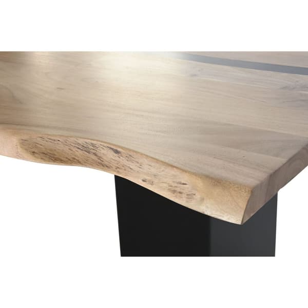 Matsalsbord Home ESPRIT Metall Akaciaträ 200 x 100 x 76 cm