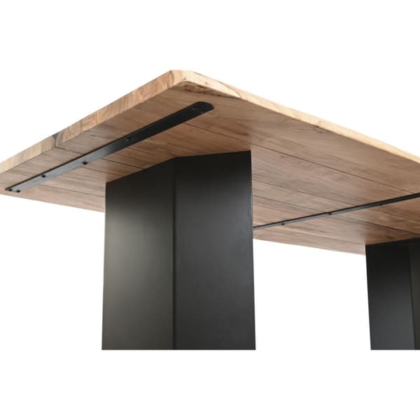 Matsalsbord Home ESPRIT Metall Akaciaträ 200 x 100 x 76 cm