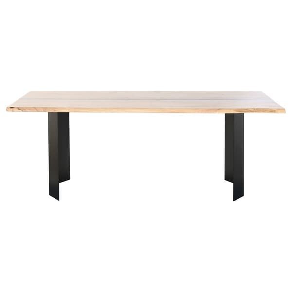 Matsalsbord Home ESPRIT Metall Akaciaträ 200 x 100 x 76 cm