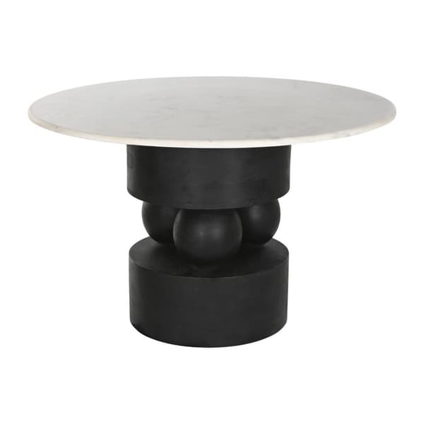 Spisebord Home ESPRIT Marmor Mangotræ 120 x 120 x 76 cm