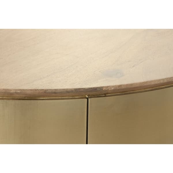 Sofabord Home ESPRIT Gylden 90 x 90 x 45 cm
