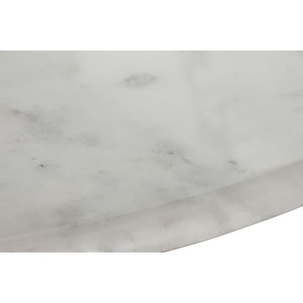 Middagsbord Home ESPRIT Marmor Treverk av mangotre 120 x 120 x 76 cm
