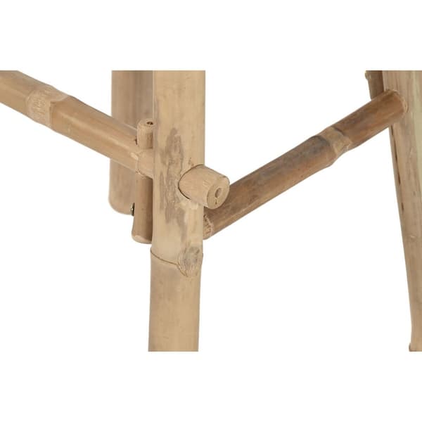 Bordsett med 2 stoler Home ESPRIT Bambus 50 x 50 x 105 cm